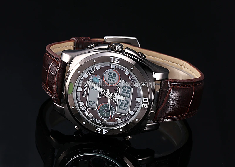 2015 New Arrival Chronograph Led Light Electronic Functions Wrist Brand