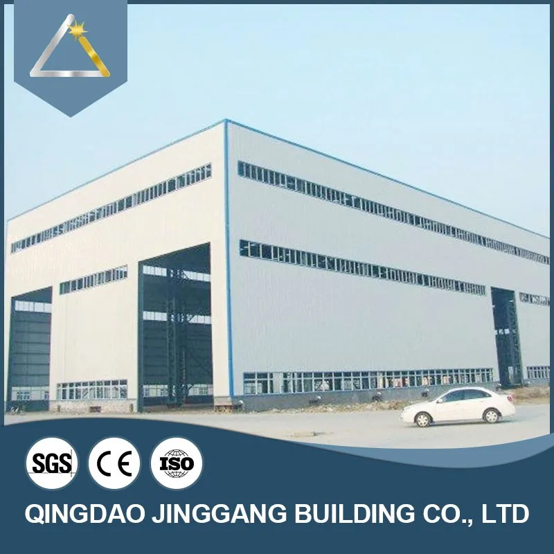 Prefab Two Story Steel Structure Building Workshop Warehouse