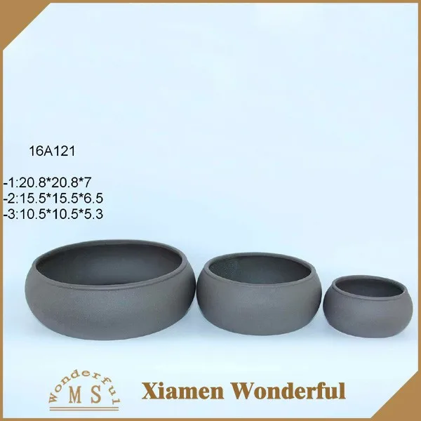 Cheap price ceramic bowl shape bonsai pot ceramic,pot bonsai,matte pastel ceramic pot