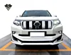 For toyota prado 2010-2017 upgrade to 2018 body kits plastic material for prado body kits