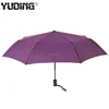 High Quality Manual Open Windproof Sun And Rain 3 Folding Umbrella Multi Colors Folding Umbrella