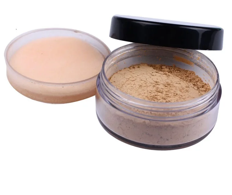 Private label single case face loose powder cosmetic face makeup