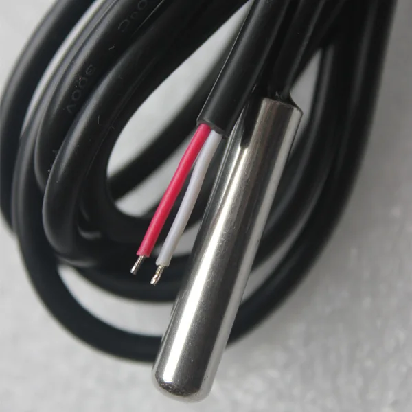 Ds18b20 Two Wire Round Sheath Cable Temperature Sensor Housing Buy
