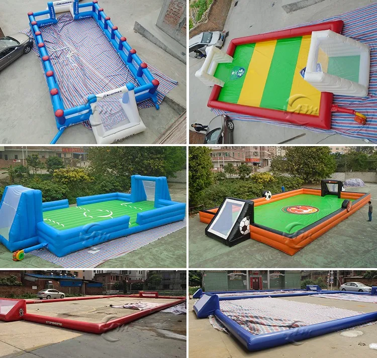 blow up soccer field