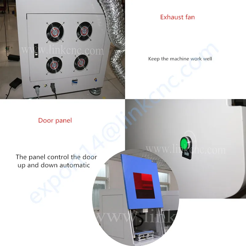 New design full closed cover 20w 30w 50w 100w fiber laser marking machine for metal