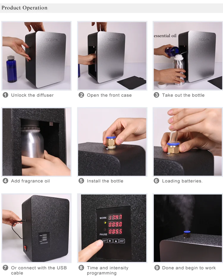 Air Fresh Hotel Lobby Scent Fragrance Machine With Aroma Diffuser Buy