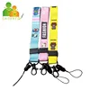 suppliers Cheap Polyester Lanyard strap Key Short Lanyard with Custom Woven Logo neck heat transfer key strap