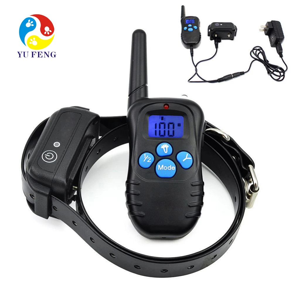 300m Rechargeable Waterproof Shock Vibration Remote Control Lcd Back