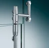 Wholesale stainless steel tempered glass swing door upper hanging hinge clamp