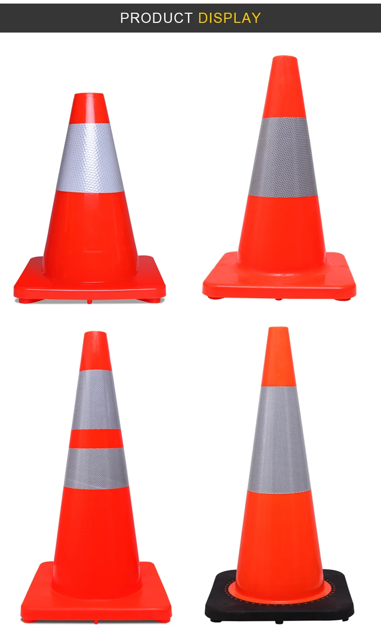 90cm Weight 4.3kgs Pvc Guardrail Traffic Cone With Black Base Buy 0cm
