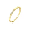 CZCITY Wholesale Solid Gold 14K Ring Jewelry Paved Clear CZ for Women Diamond Ring