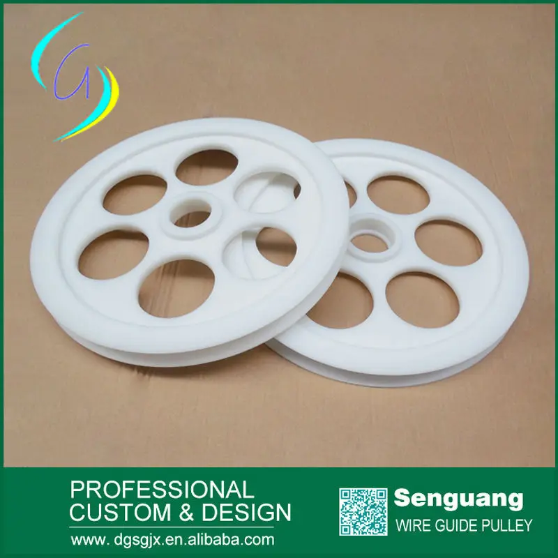 large plastic pulley wheels