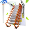 Titanium Magnesium Alloy Metal Handrail Stairs Retractable Steps Telescopic Stepladder