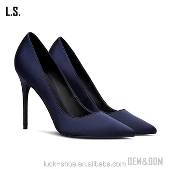 2017 Navy Blue Women High Heel Dress Pumps Stilettos Soft 2017 Navy Blue Women High Heel Dress Pumps Stilettos Soft Quality Y Dressing Shoes