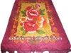 2012 new flower design 100% polyester stiched 3-layered Carpet