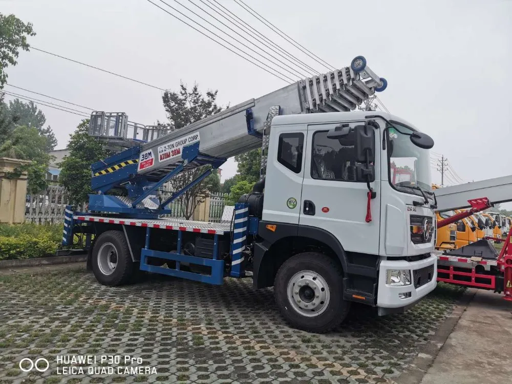 38meters Aerial Ladder Moving House Truck/ladder Lift Truck - Buy