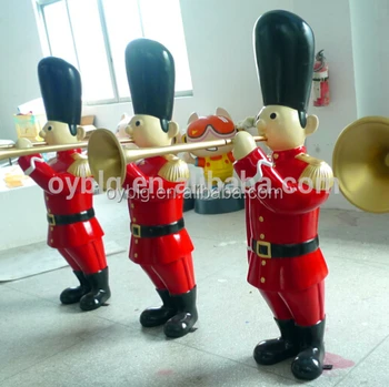 Life Size Fiberglass Soldier Nutcracker For Christmas Soldier