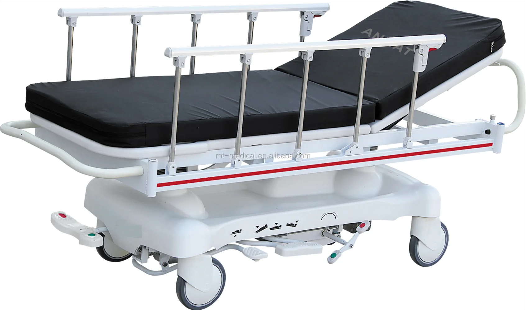 Luxury hospital medical connection patient transfer stretcher