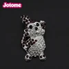 25mm Cute little squirrel rhinestone button with bar animal button