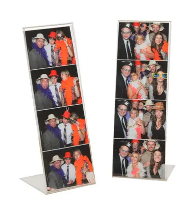 2x6 photobooth Slanted acrylic frame