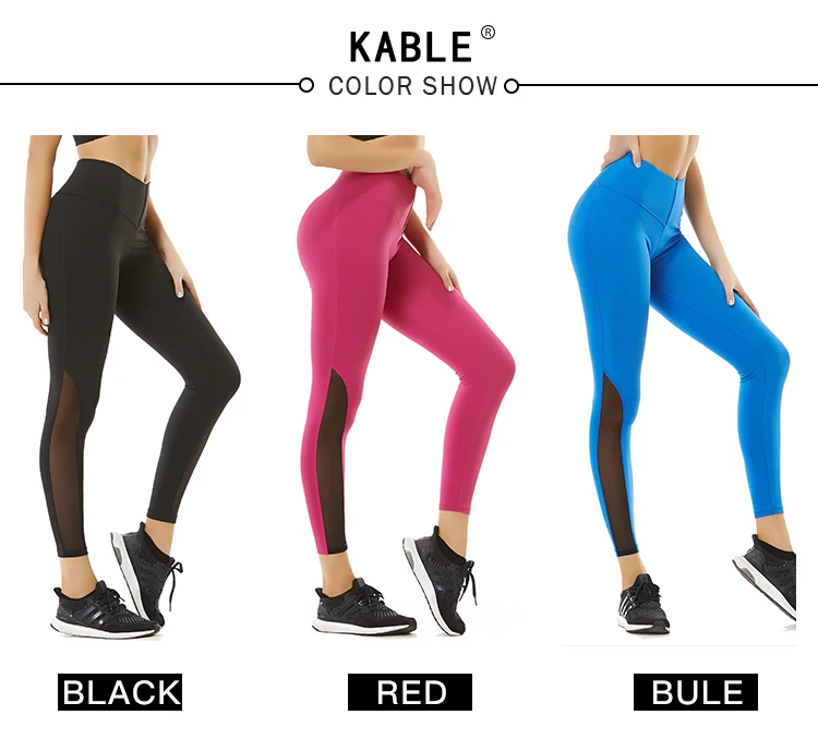 Breathable High Waisted Leggings Soft Scrunch Butt Leggings Stretchy Gym Leggings For Women