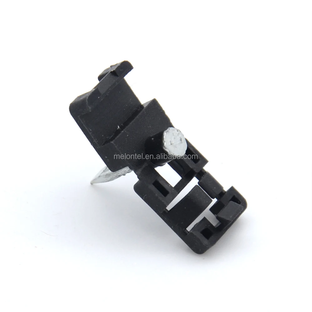 Mt1761 Fiber Optic Drop Wire Cable Clip With Single Concrete Nail 2.5