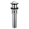 Flip basin waste drainer overflow vertical drain