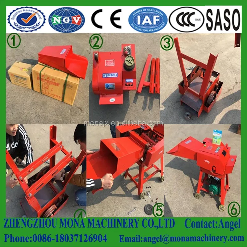 Fresh Silage Cutter/ Green Forage Cutting Machine/small Farm Hay