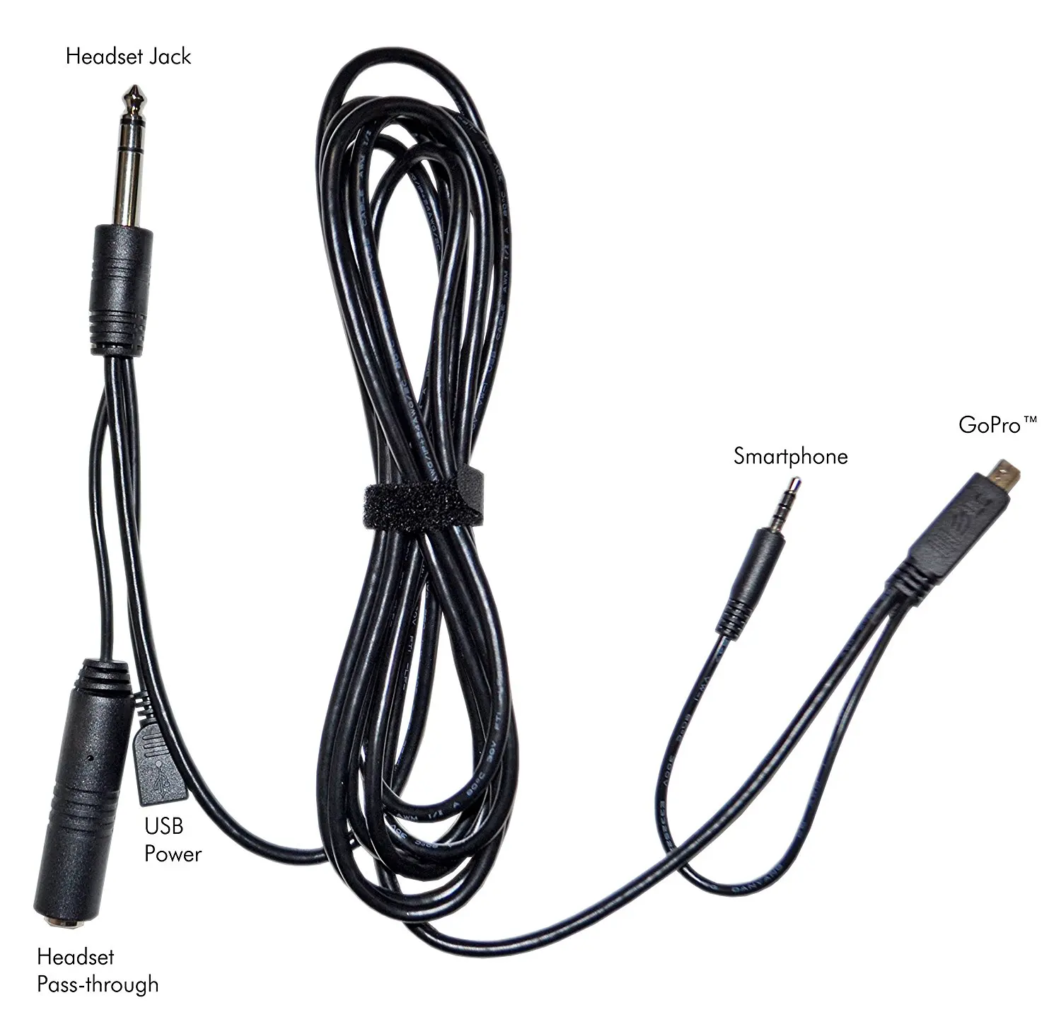 Buy Airplane Cockpit ATC Radio Recording Cable with Power
