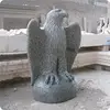 American style grey granite bald eagle statue