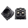 50X50mm base multi socket eu electric wall socket euro power outlet for houses hotels improvement