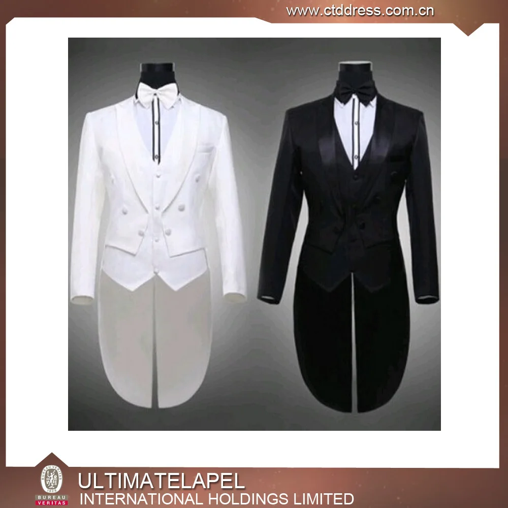 メンズ結婚式のスーツロングテールコート Buy メンズの結婚式のスーツ 長い白いウェディングコート スワローテイルコート Product On Alibaba Com