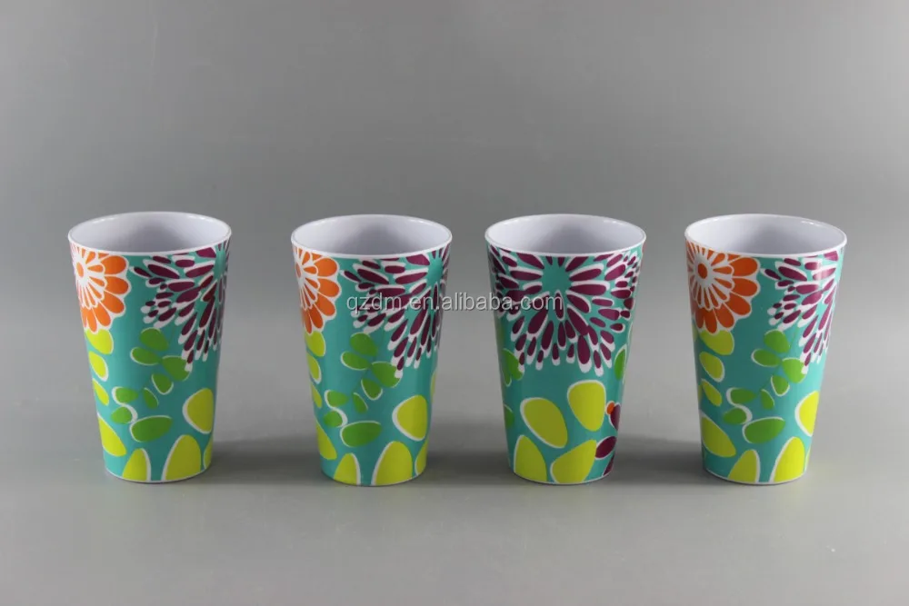 Reusable 100% Melamine Plastic Drinking Cups And Mugs