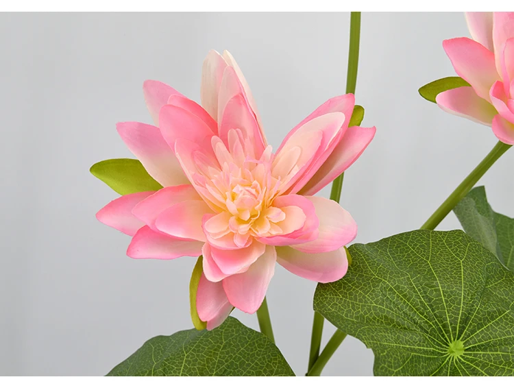 Artificial Lotus Flowers Stem Realtouch Water Lily Home Wedding Party
