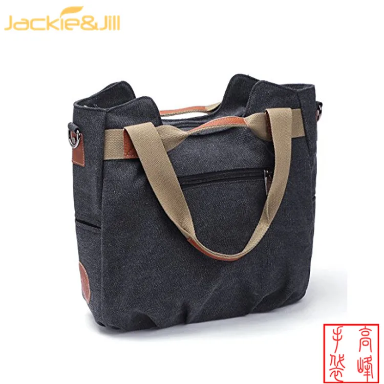 2020 new fashion canvas handbags lady multi travel hand bags women large capacity  bags single Harajuku style shoulder bag