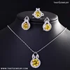 2018 New Arrival Cubic Zirconia Party Anniversary Wedding Evening Dress accessories Bridal jewelry Sets