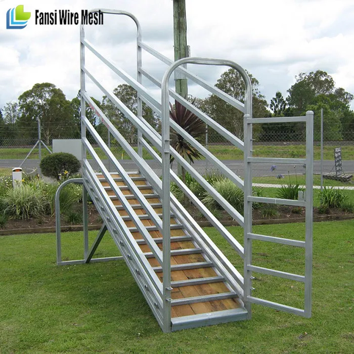 Hot Dipped Galvanized Adjustable Mobile Cattle Stair Loading Ramp Buy