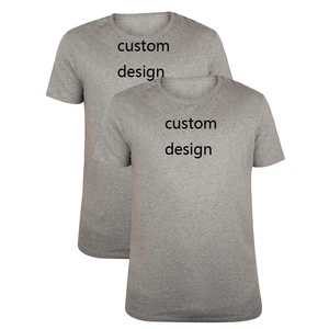 No brand mens plain 2 pack grey melange hemp blank t-shirts wholesale No brand mens plain 2 pack grey melange hemp blank t-shirts wholesale
