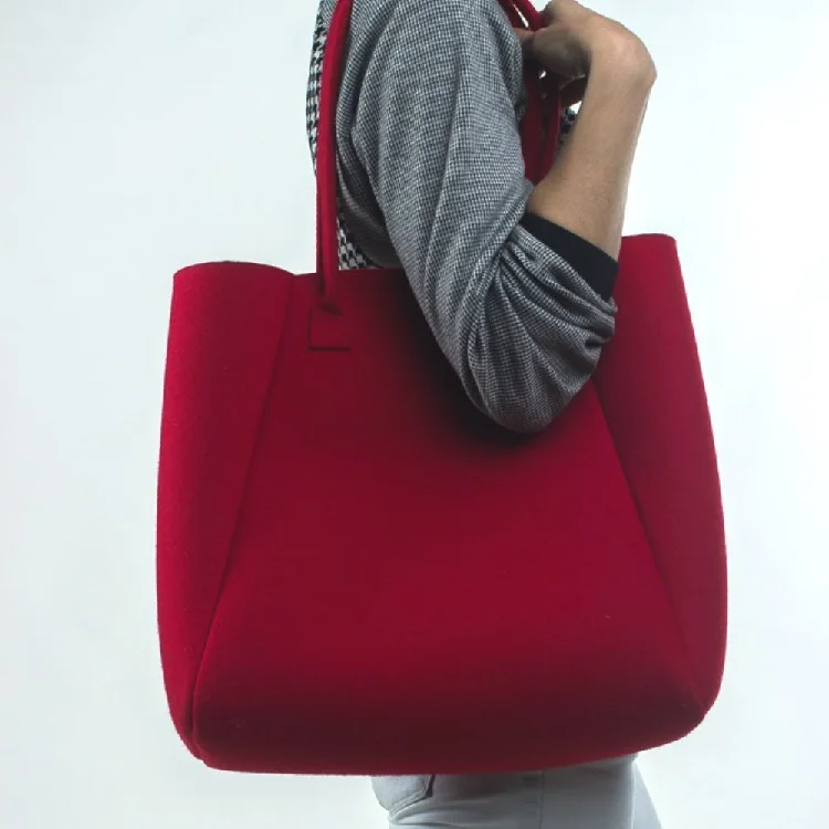 2020 New Arrive Fashion Felt Handbag, Women Handmade felt tote bag