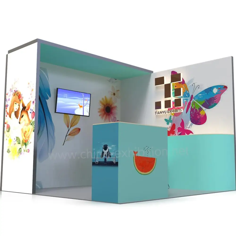 2019 Trade show customized Metal detachable sample exhibition display stand for Fair Booth