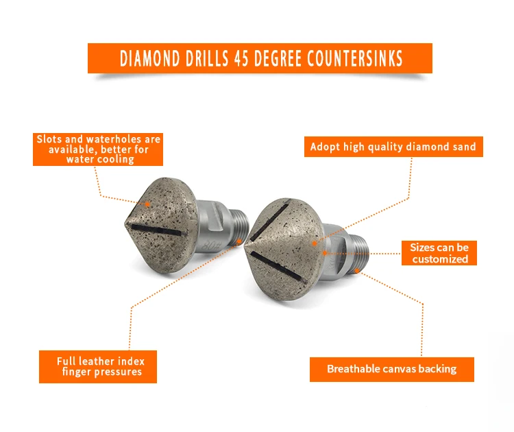 Diamond Drills 45 Degree Countersink Buy Diamond Countersinks,45