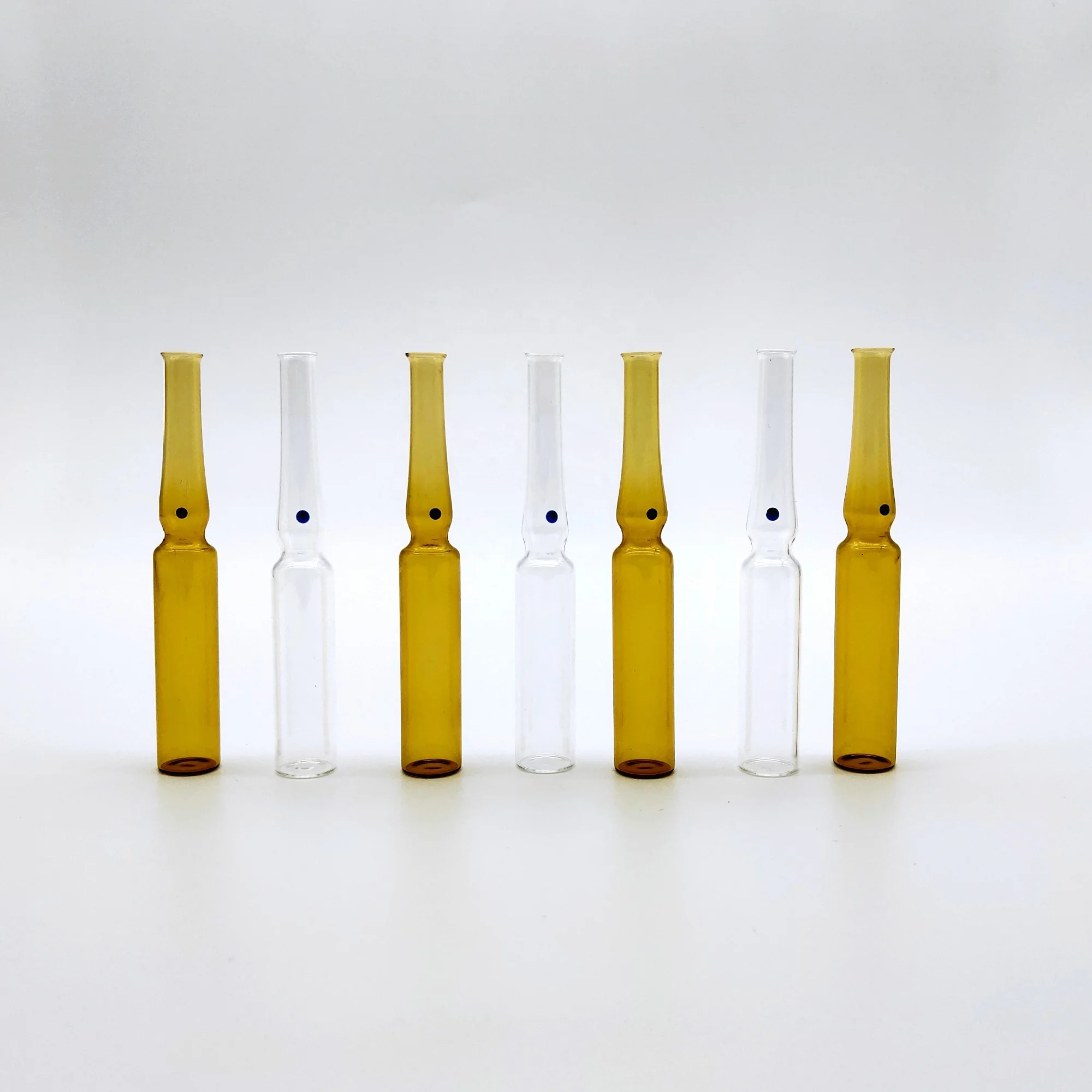 1ml 2ml 5ml 10ml Pharmaceutical Amber Clear Glass Ampoules Made Of Low