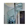 High Quality Modern Design Clear Tempered Glass Spiral Stair
