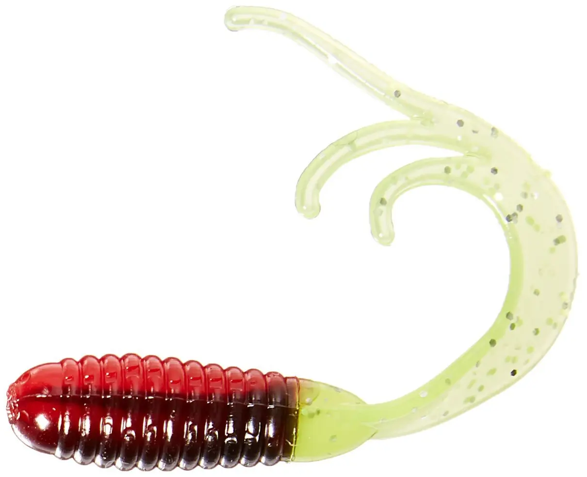 Southern Pro 2-10-TTG03 Triple Tip Grub Pack of 10, White//Red