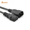 1M 1.5M 1.8M 3 pin IEC Power Extension Cable Cord IEC c13 to c14 power cord