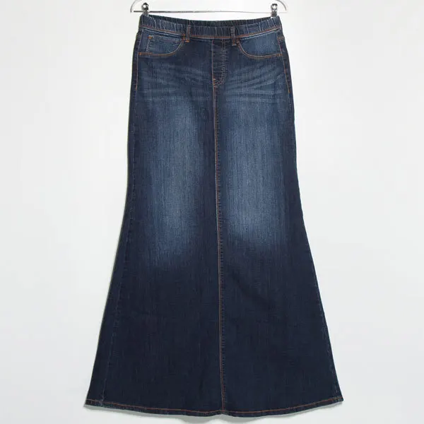 Nuovo Stile Delle Signore A Zampa Di Sexy Stretta Forma Lungo Gonna Di Jeans  Per Le Donne - Buy Lunga Gonna Di Jeans,Jeans Lunghi Gonne Per Le Donne, Jeans Product on Alibaba.com