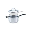 Hot selling kitchen cooking cookware deep fryer pot chip pan with fry basket