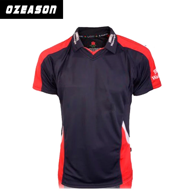 cricket jersey red and black