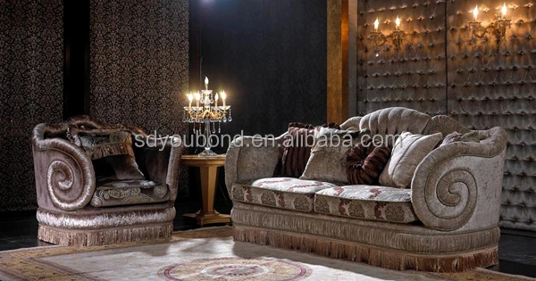 10052 European Design Royal Antique Dubai Classic Sofa ...