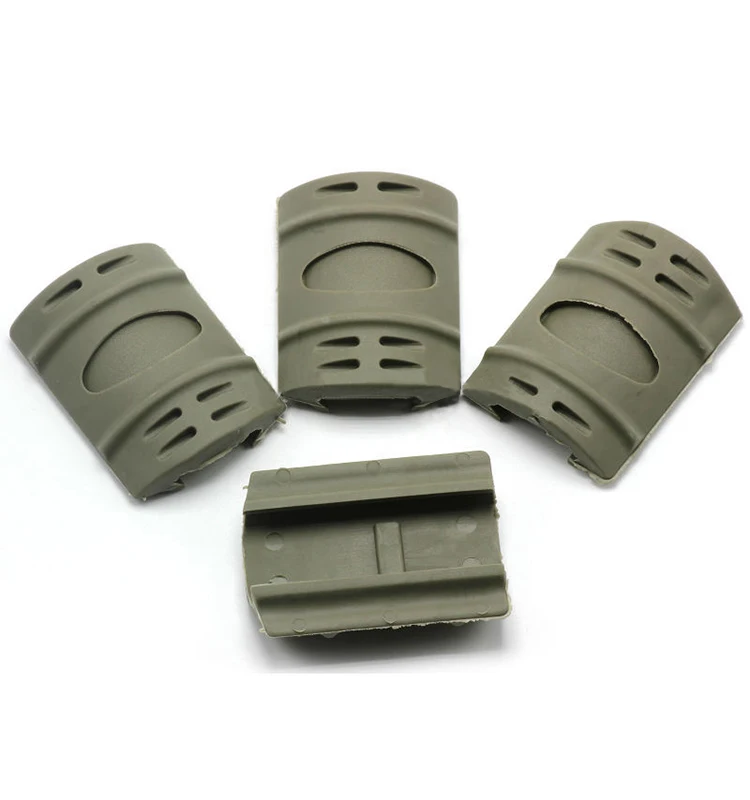 12 Pieces/set Durable Picatinny Rail Covers Nylon Slip Rubber Cover For